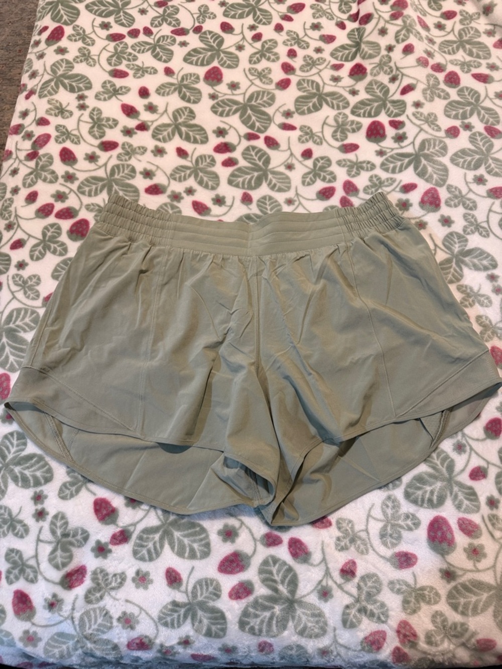 lululemon athletica Olive Green Running Shorts